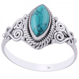 925 Sterling silver Ring with semi precious stones CST-RING-181