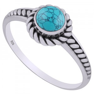 925 Sterling silver Ring with semi precious stones CST-RING-215