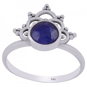 925 Sterling silver Ring with semi precious stones CST-RING-218