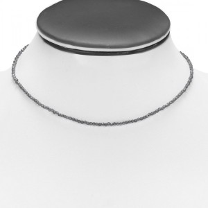 925 sterling silver bead with toggle 1  Line Strand Labradorite Beads Necklace