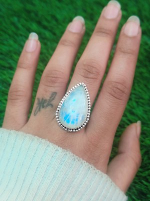 925 Sterling silver Moonstone Ring (Ring-1279)