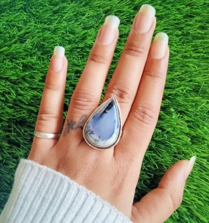 Dendritic Opal Ring Ring-295