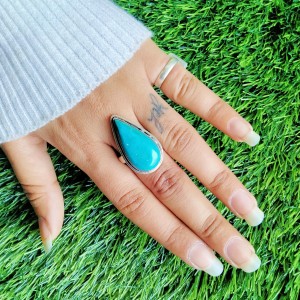 Natural Turquoise Ring Ring-324