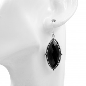 Black onyx earring