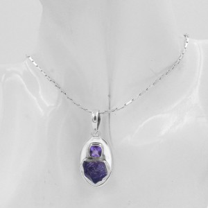 Amethyst Raw Pendant