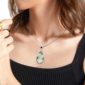 Green Amethyst Pendant