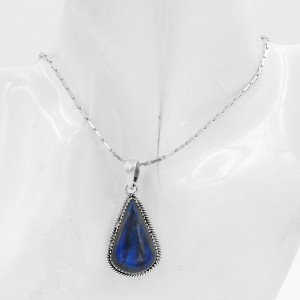 Labradorite Pear Pendant