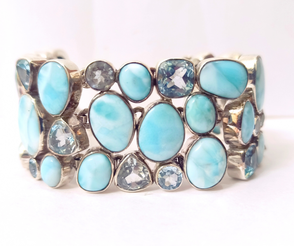 Larimar Bracelet  B-LAR-40