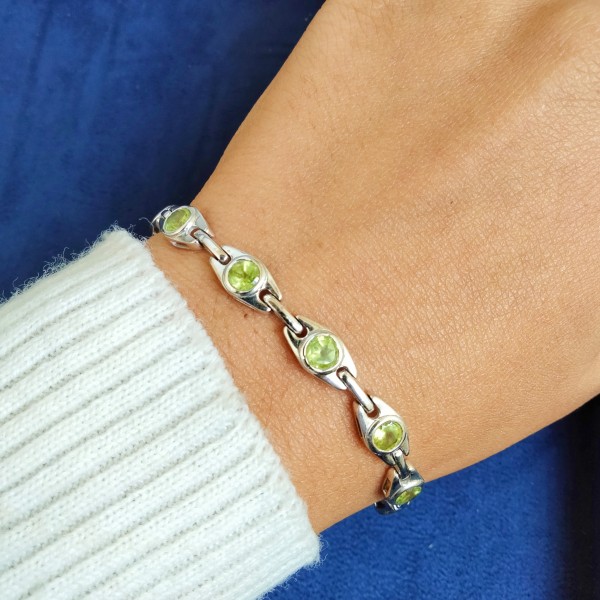 Peridot Bracelet B-PER-25