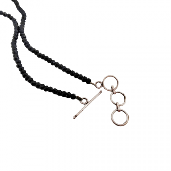 1  Line Strand Black onyx Necklace BDS-N-001-2
