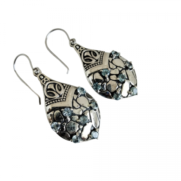 Blue Topaz Earring BT-ER-27