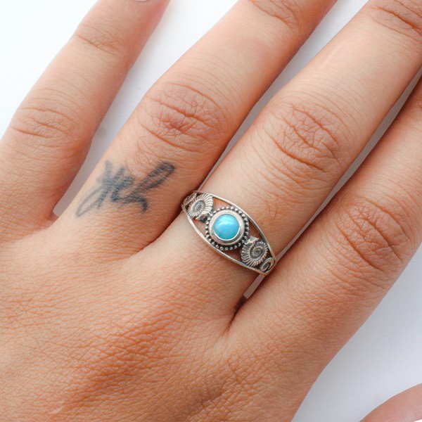 Larimar Ring (CST-RING-15) CST-RING-15
