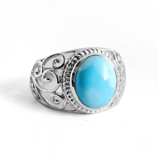 Larimar Ring (CST-RING-18) CST-RING-18