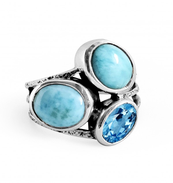 Larimar Ring (CST-RING-21) CST-RING-21