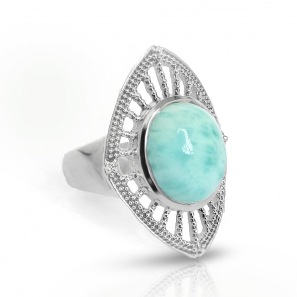 Larimar Ring (CST-RING-27) CST-RING-27
