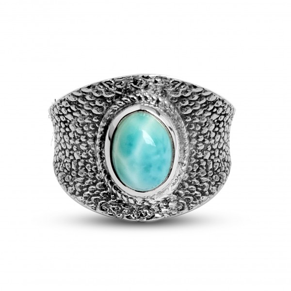 Larimar Ring (CST-RING-28) CST-RING-28