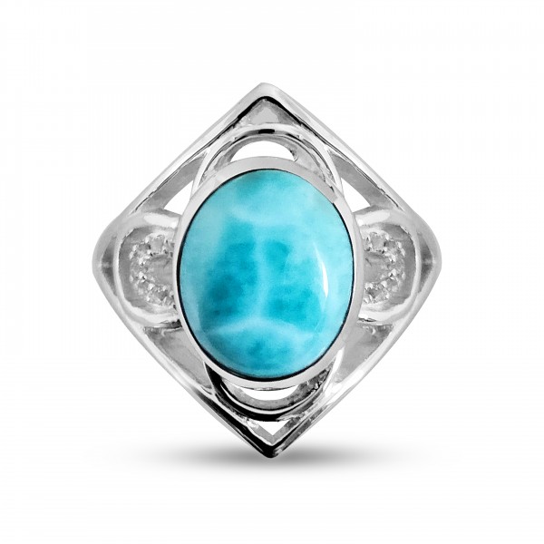 Larimar Ring (CST-RING-35) CST-RING-35
