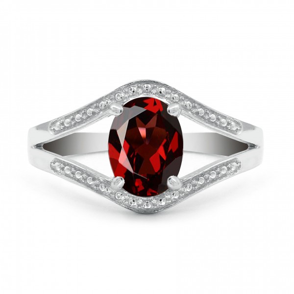 Garnet Ring (CST-RING-45) CST-RING-45