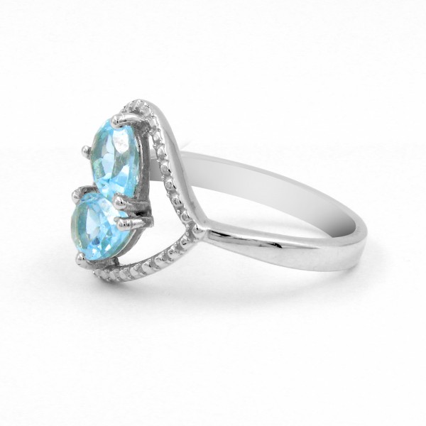 Blue Topaz Ring (CST-RING-49) CST-RING-49