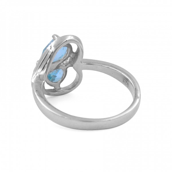 Blue Topaz Ring (CST-RING-49) CST-RING-49