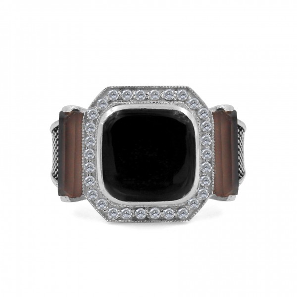 Black Onyx Ring (CST-RING-53) CST-RING-53