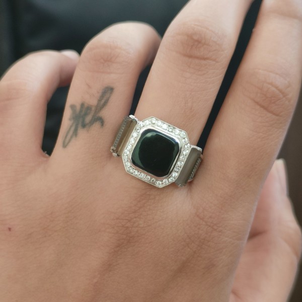 Black Onyx Ring (CST-RING-53) CST-RING-53