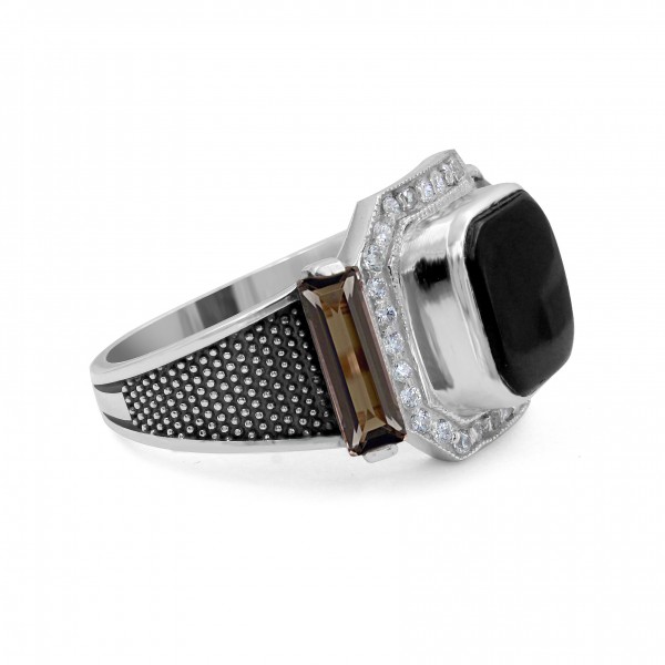 Black Onyx Ring (CST-RING-53) CST-RING-53