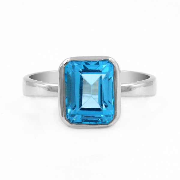 Blue topaz Ring (CST-RING-56) CST-RING-56