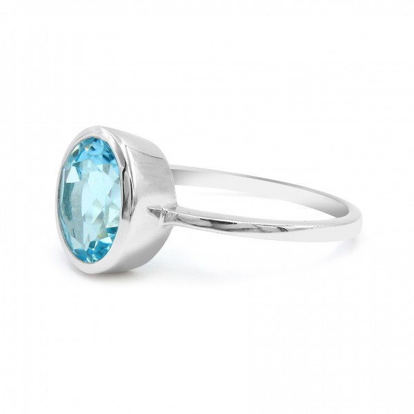 Blue Topaz Ring (CST-RING-BT-57) CST-RING-BT-57
