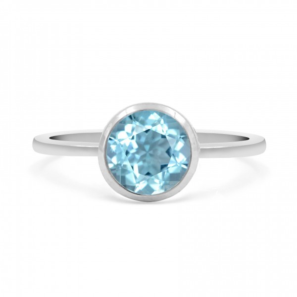 Blue Topaz Ring (CST-RING-BT-60) CST-RING-BT-60