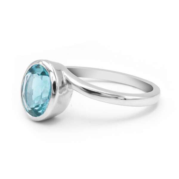 Blue Topaz Ring (CST-RING-BT-61) CST-RING-BT-61
