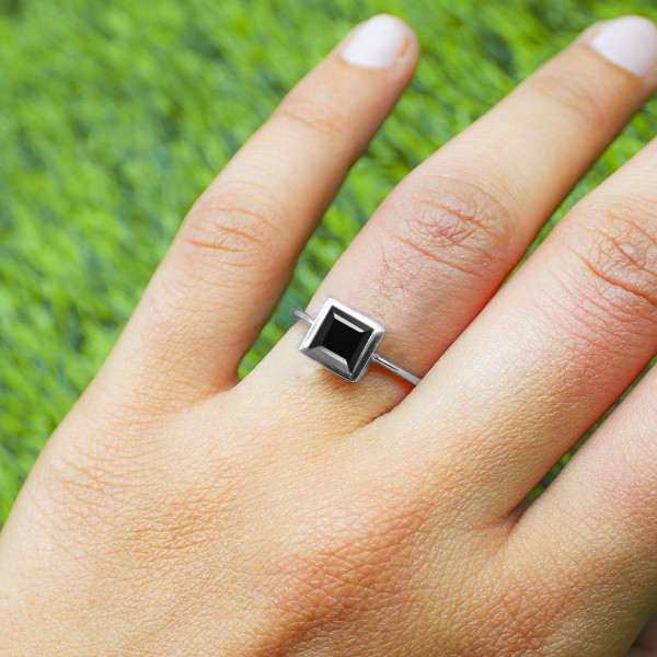 Black Onyx Ring (CST-RING-BX-59) CST-RING-BX-59