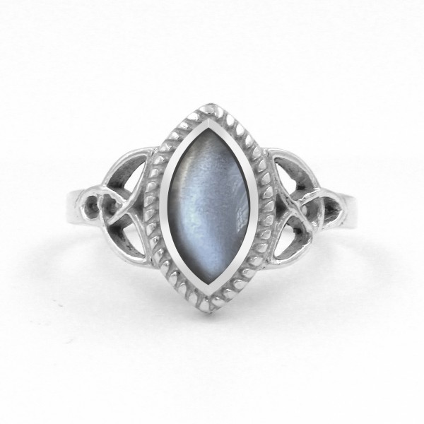 Grey Moonstone Ring (CST-RING-GRBM-77) CST-RING-GRBM-77