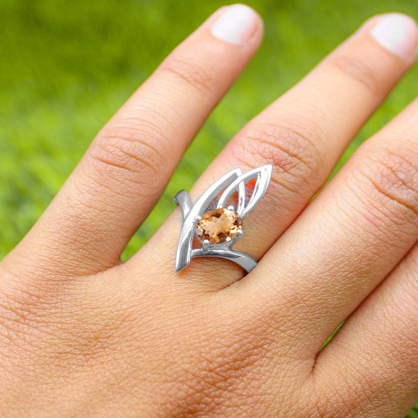 Smoky Quartz Ring (CST-RING-SQ-47) CST-RING-SQ-47