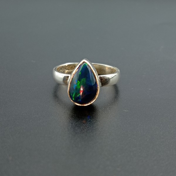 Black Opal EOPAL-Ring-56-10
