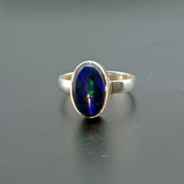 Black Opal EOPAL-Ring-57-16