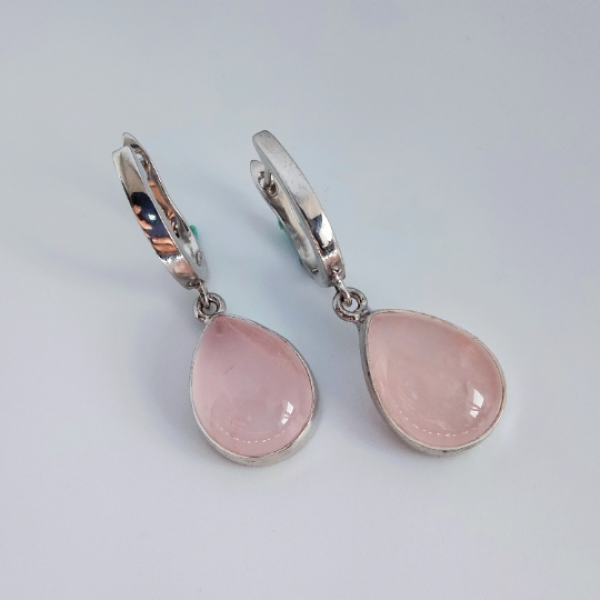 Rose Quartz Earring RQ-ER-02