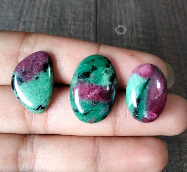 Ruby zoisite Cabochon MJ-MARS-244