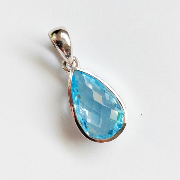Blue Topaz Pendant PT-BT-09