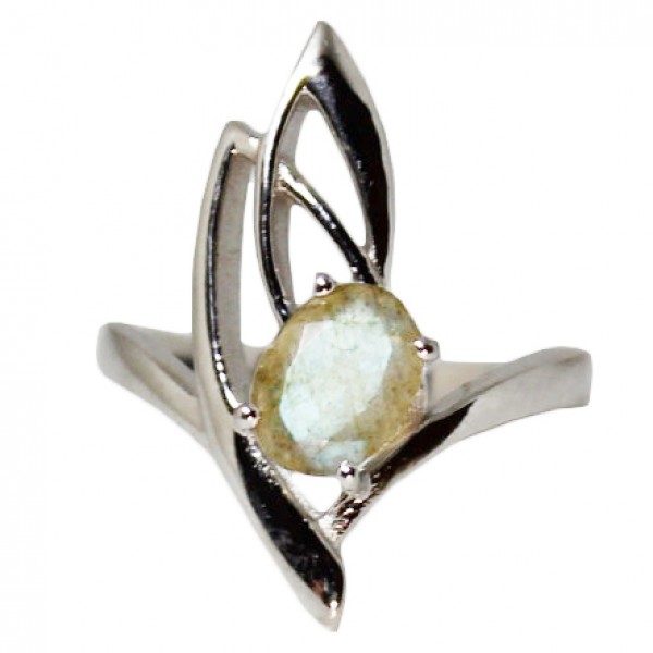 Labradorite Ring (CST-RING-LBR-47) CST-RING-LBR-47