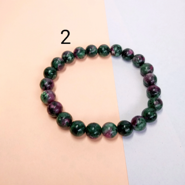 Ruby Zoisite Beads Bracelet MJ_BR_RZ_105
