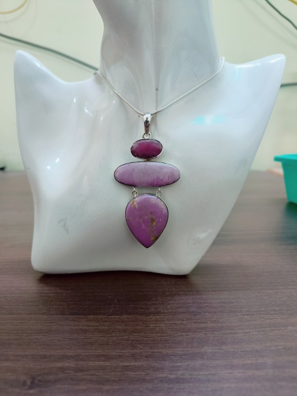 Phosphosiderite Pendant PT-PPD-01