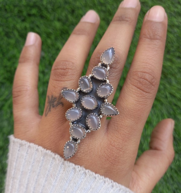 Rose Quartz Ring RING-1214