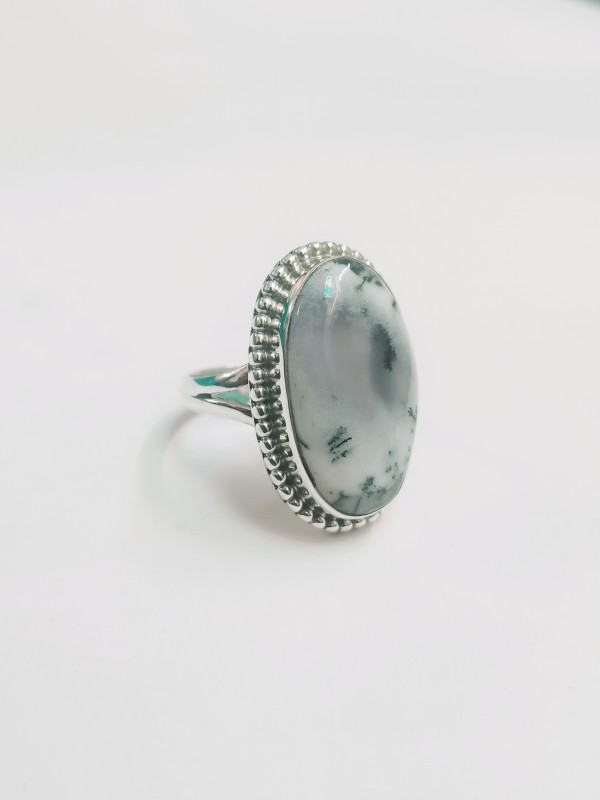 Dendritic opal Ring RING-1222