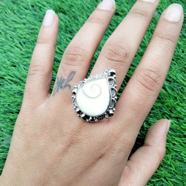 Shiva Eye Shell Ring RING-1512
