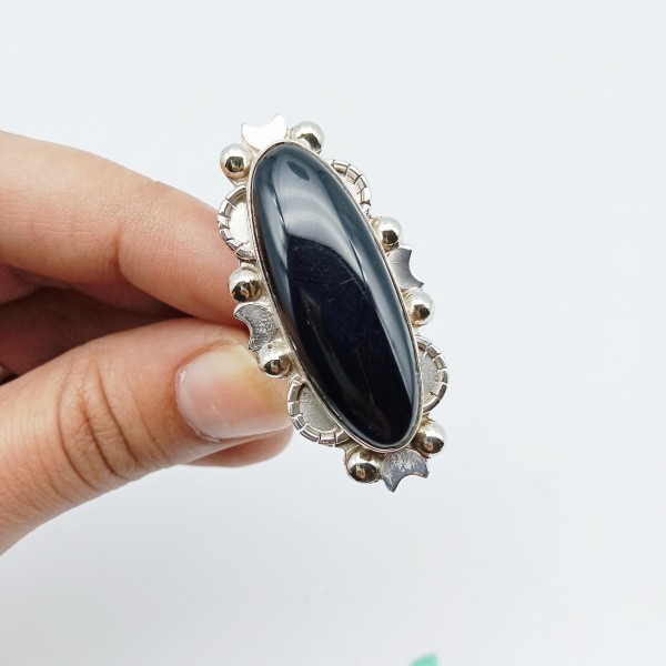 Black Onyx Ring RING-1514