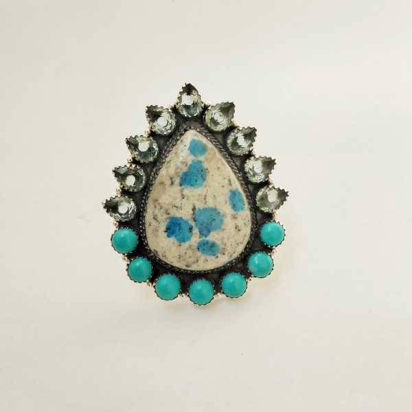 K2 jasper,Turquoise Ring RING-781