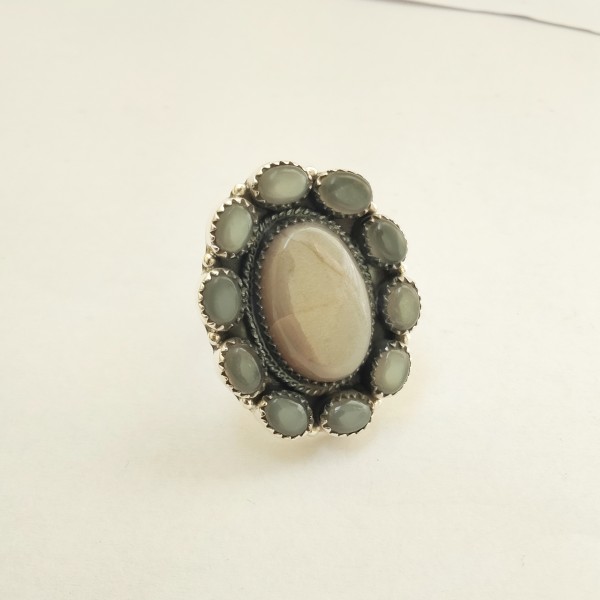 Gray Moonstone Ring RING-791