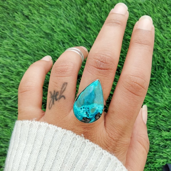 Shattuckite Ring RING-867