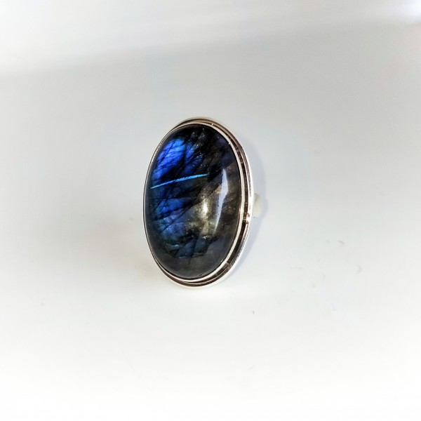Natural Labradorite Ring RING-313